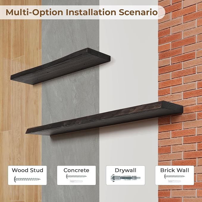 Axeman 72 inch Extra Long Floating Shelves - Image 5