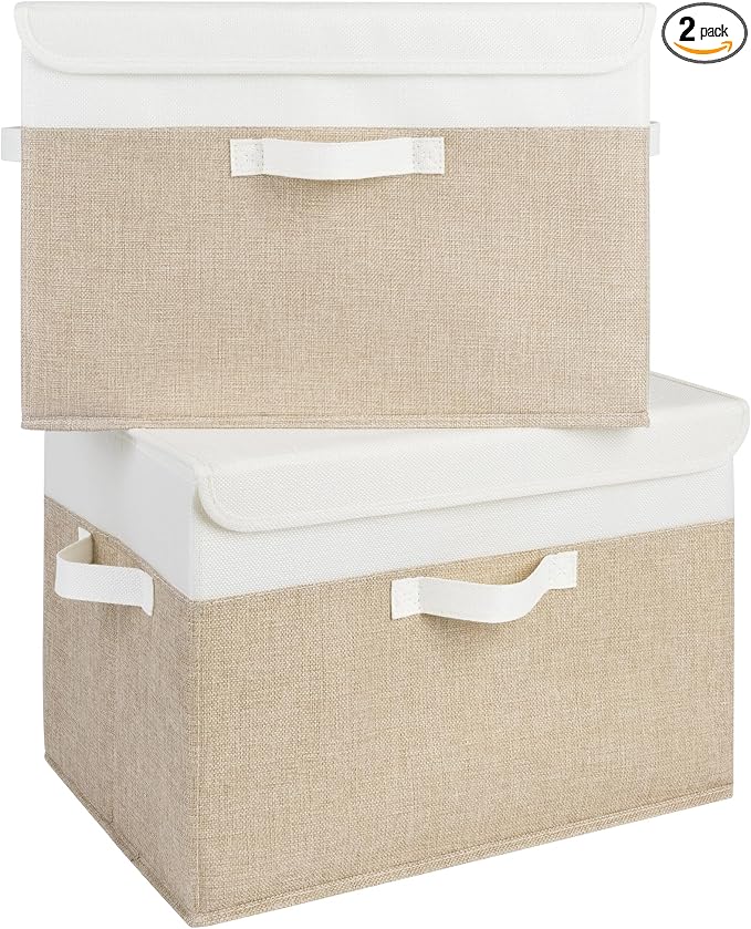 GRANNY SAYS Storage Boxes with Lids, Decorative Storage Bins, Shelf Baskets by GRANNYSAYS