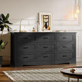 9-Drawer Dresser for Bedroom, Modern Wooden Chest of Drawers by BORNOON
