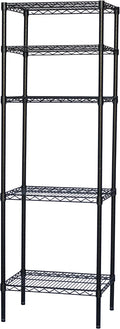 Shelving Inc. 8" d x 42" w x 64" h Black Wire Shelving by ShelvingInc