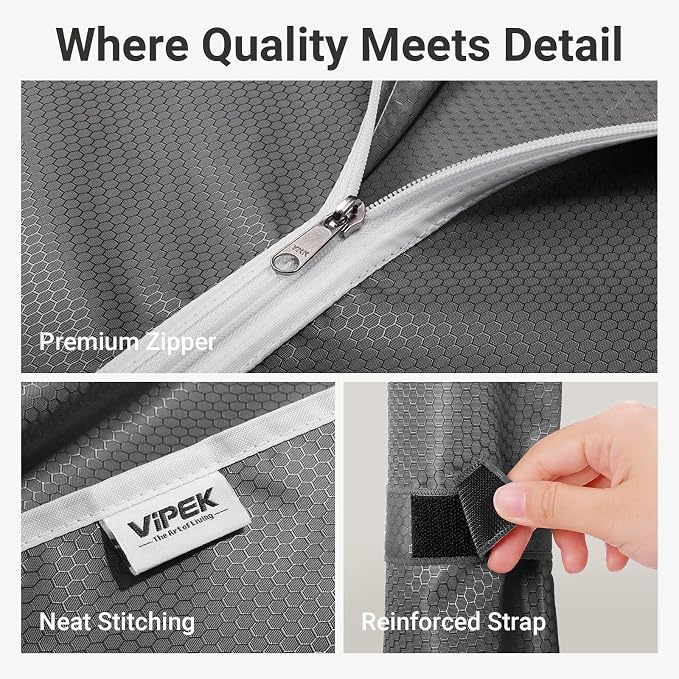 VIPEK V4C Heavy Duty Adjustable Clothing Rack, 57.9" L x 17.3" W x 76.4" H - Image 5