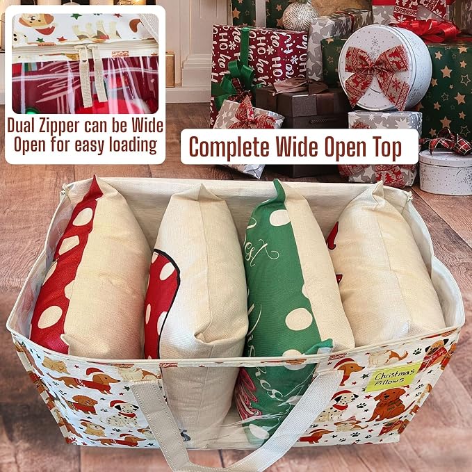 VENO 6 Pack Moving Bags, Large Christmas Storage Bins - Image 2