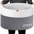 Storage Baskets for Organizing D22"H14" Large blanket basket laundry basket by GOCAN