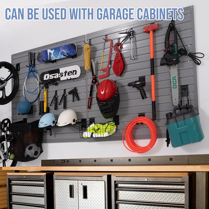 Slatwall Panels Garage Slat Wall Storage Systems 4'x4', Slat Wall Paneling - Image 6