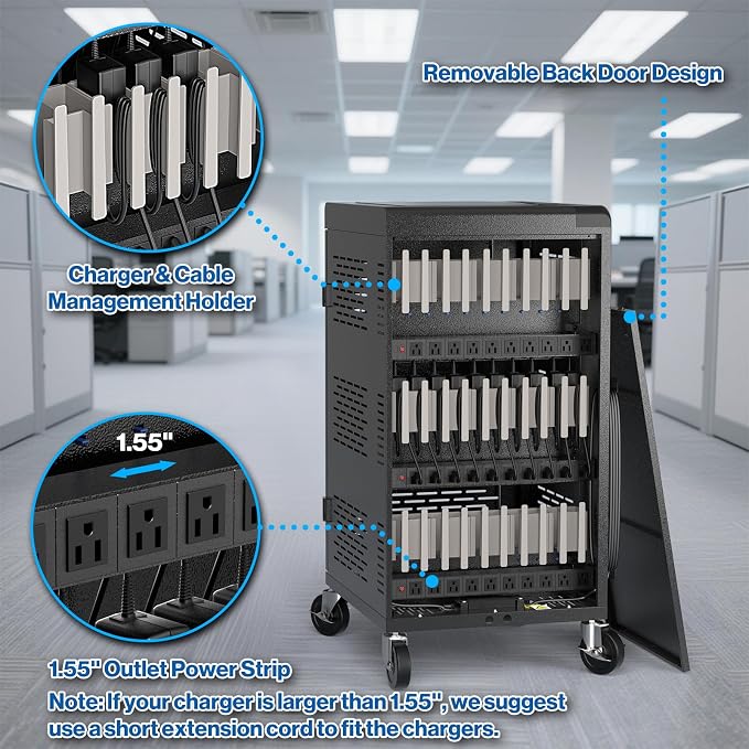 Fully Assembled 30 Unit Device Charging Station - Image 5