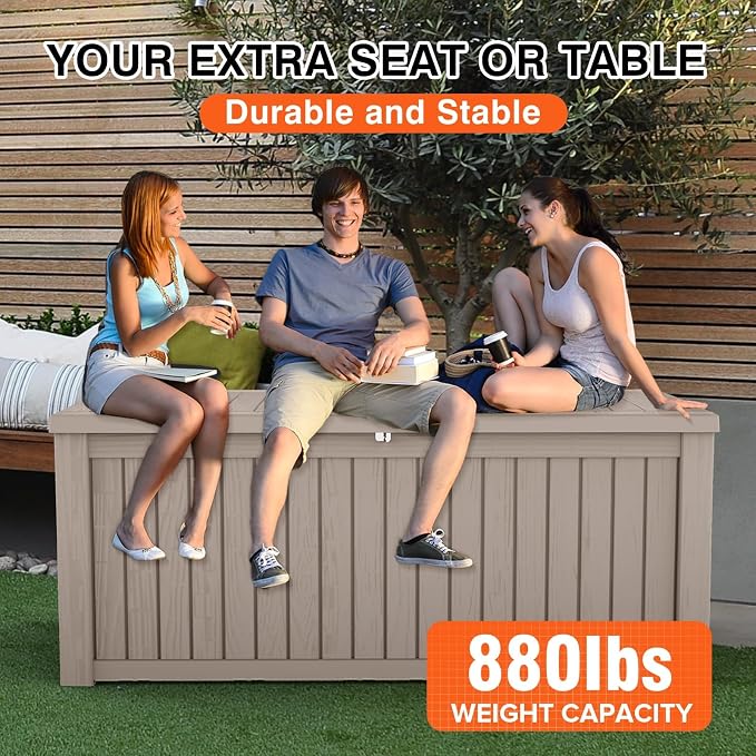 180 Gallon Outdoor Storage Deck Box - Image 8