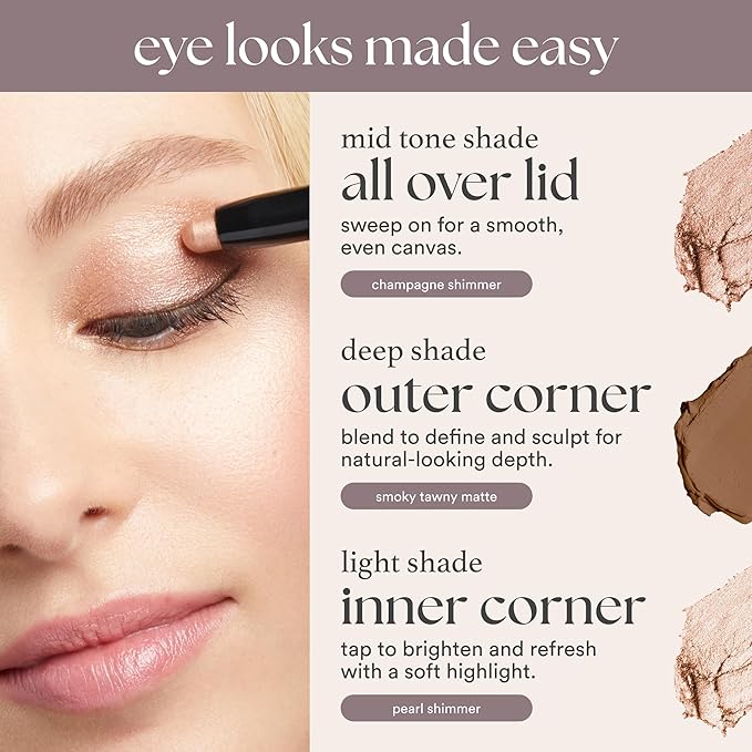 Julep Eyeshadow 101 Cream-to-Powder Waterproof Shadow Stick – Silver Moonlight - Image 5
