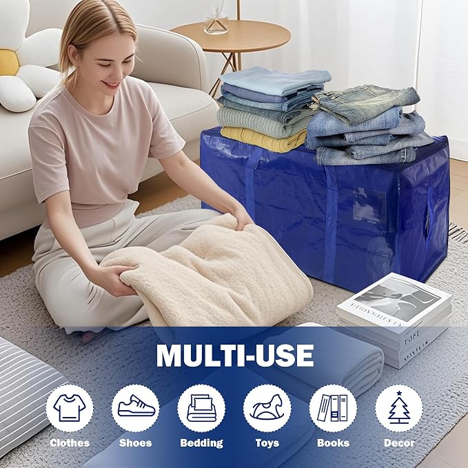 4 Pack Extra Heavy Duty Large Moving Bags - Image 5
