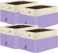 BALEINE 4 Pack Fabric Storage Bins by BALEINE