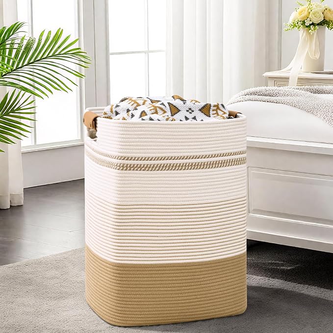 Laundry Hamper, 75L Tall Laundry Basket - Image 6