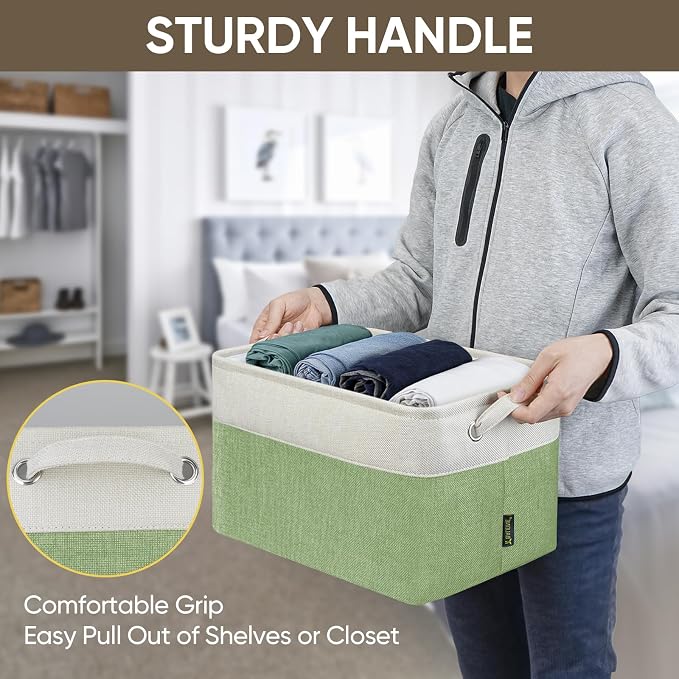 BALEINE 4 Pack Fabric Storage Bins - Image 9