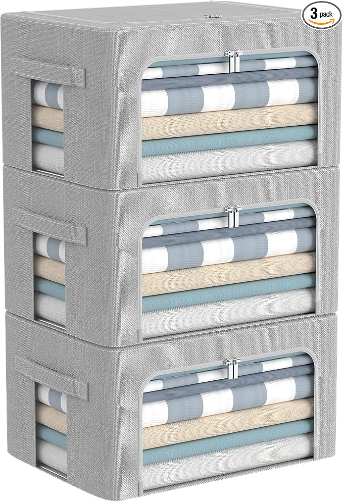 CYhom 3Pack Foldable Storage Bins by CYhom