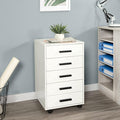 5-Drawer Rolling Under Desk Storage Cart by NaomiHome