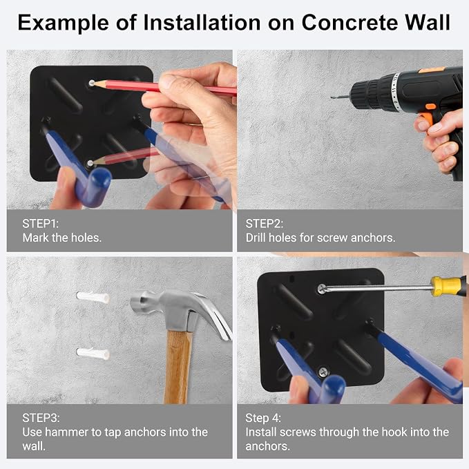 Steel Garage Storage Hooks Wall Tool Organizer, 14 Inch Garage Hook Heavy Duty - Image 5