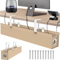 Under Desk Cable Management Tray, 60LBS Capacity, No Drill Installation by Unknown