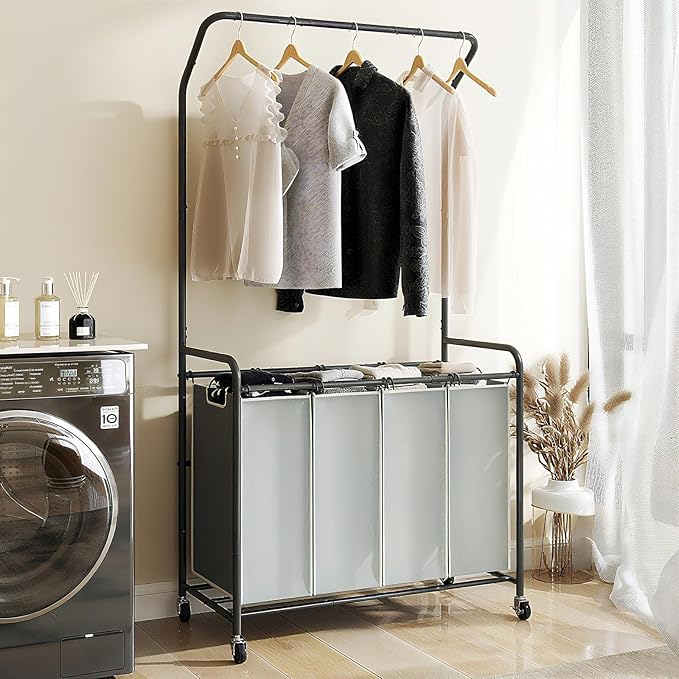 ROMOON Rolling Laundry Basket Organizer by ROMOON