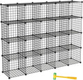 TUMUCUTE Wire Storage Cubes, Metal Storage Shelves Bookshelf, Stackable Modular by Worththetrustofeverycusto