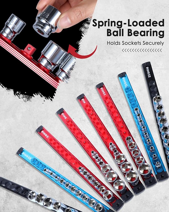 8PCS Magnetic Socket Holder Organizer Set - Image 6