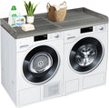 Royxen Washer Dryer Countertop, 27.4" x 54" Wood Universal Fit, Washer Dryer by Royxen