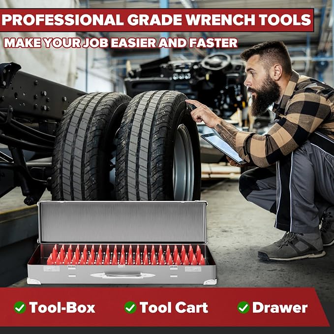 80PCS Modular Wrench Organizer Wrench Holder - Image 7
