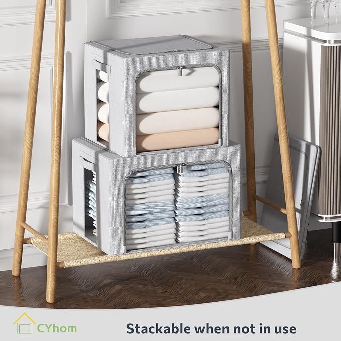 CYhom 3Pack Foldable Storage Bins - Image 6