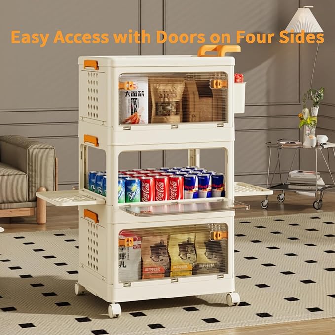 58 QT Stackable Storage Bins - Image 3