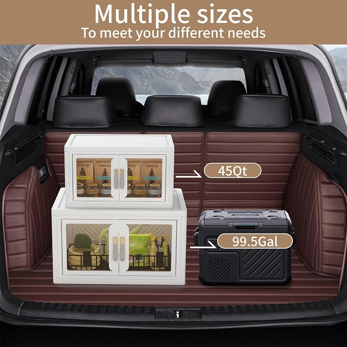 Large Clear Stackable Storage Bins - Image 6