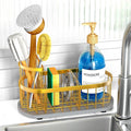 Kitchen Sink Organizer with Sponge Holder & Brush Holder by HOKEMOM