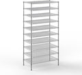 24" Deep x 42" Wide x 86" Height Wire Shelving Kit | 10-Tier | NSF Commercial by Regal+Altair