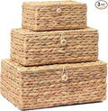 Set of 3 Wicker Storage Baskets by RattanWebbingMeshRolls