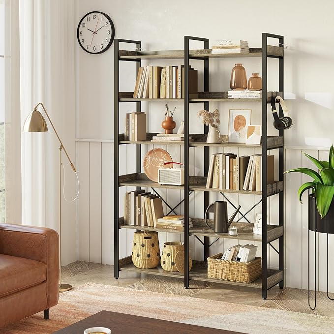 Seventable Bookshelf 6 Tier - Image 4