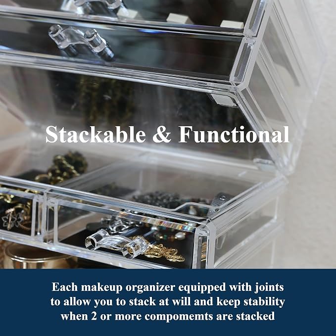 Sea Team Clear Makeup Organizer - Image 5