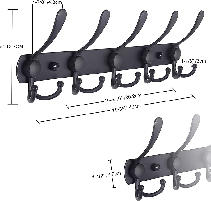 Dseap Coat Rack Wall Mounted - Image 2