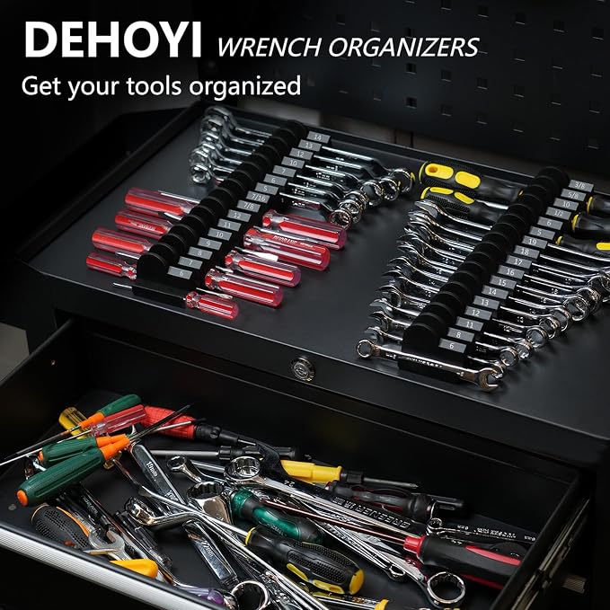 80 pcs MAGNETIC Modular Wrench Organizers - Image 2