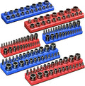 Magnetic Socket Organizer Set, 6-Piece Socket Holder Trays by Onsski