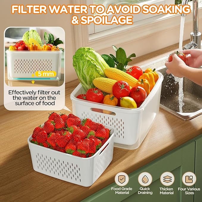 5-Pack Fruit Storage Containers - Image 3
