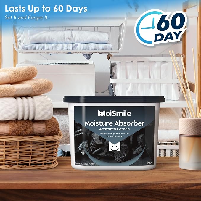 Moisture Absorbers 12 Pack, Activated Carbonfor Closet Dehumidifier Moisture - Image 4