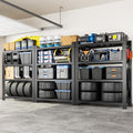 FLEXIMOUNTS 10000LBS 3 Pack Garage Shelving, 4-Tier Heavy Duty Shelving Unit by FLEXIMOUNTS