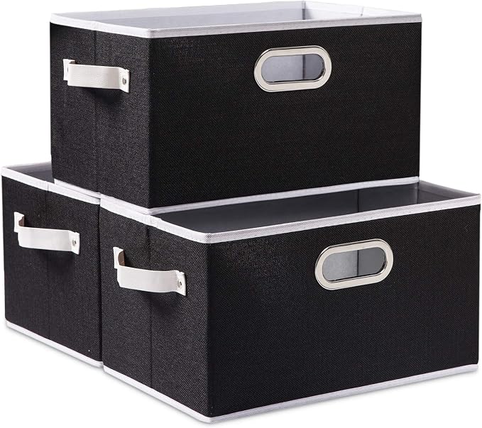 PRANDOM Large Collapsible Storage Bins by Prandom