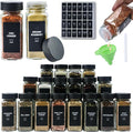 36Pcs Spice Jars Containers by JARXSUN