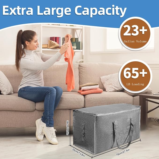 6 Pack-Extra Large Heavy Duty Moving Bags - Image 3