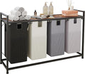 Laundry Basket Four Laundry Hamper by LIVEHOM