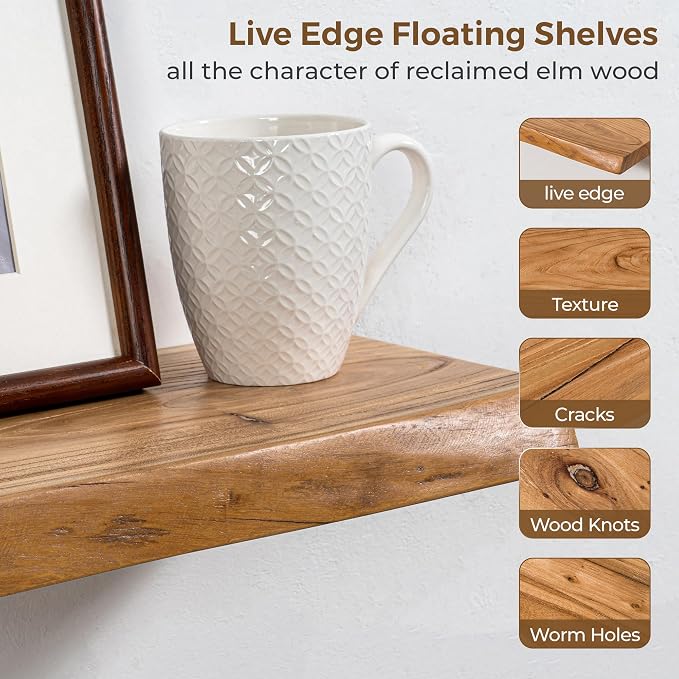 Axeman 55 inch Floating Shelves - Image 4