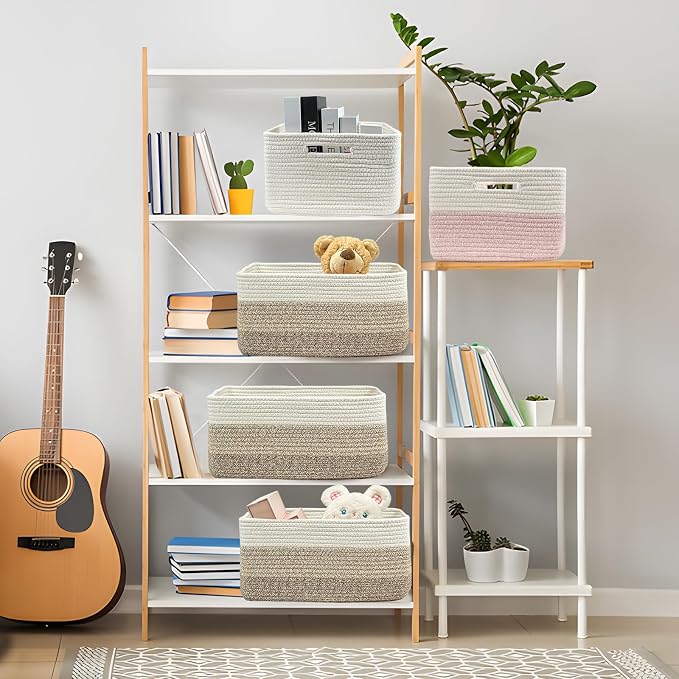 COMFY-HOMI 2 pcs Large Storage Baskets - Image 2
