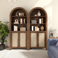 Yechen Arched Bookcase, 70.5" Tall Bookcase by Yechen