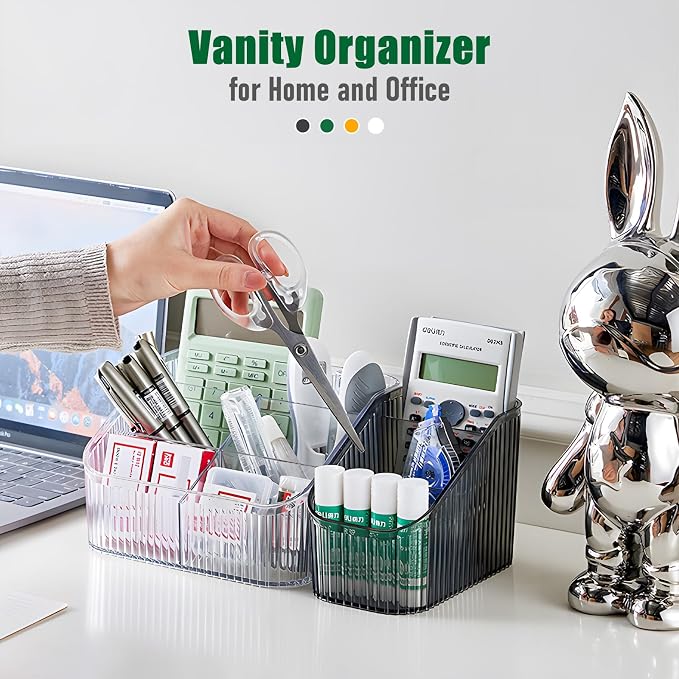 Clear Makeup Organizer, Makeup Brush Holder 8 Cups - Image 4