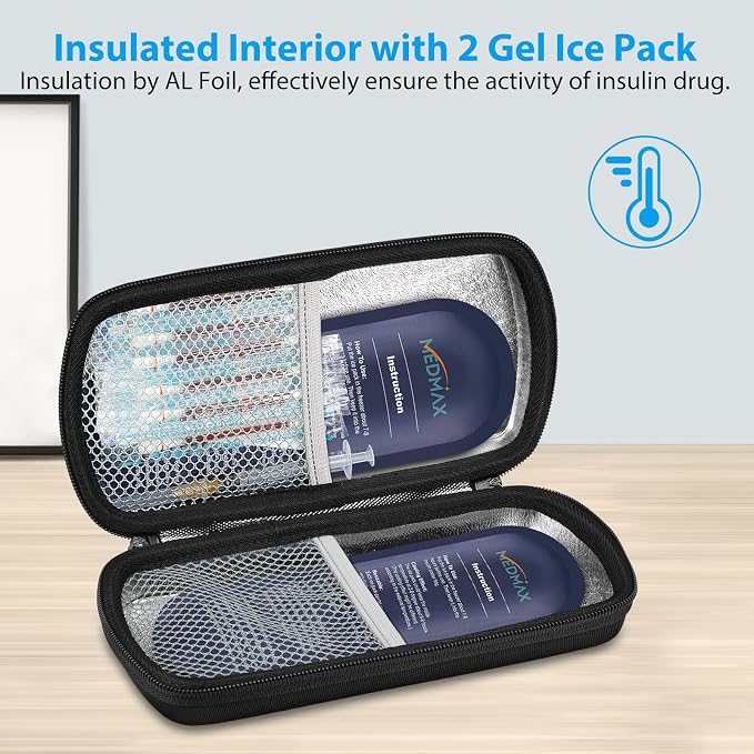 Hard Shell Insulin Cooler Travel Case - Image 2
