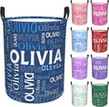 Custom Name Laundry Hamper, Personalized Laundry Basket by Kirendle