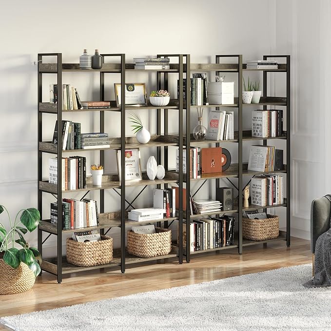 Seventable Bookshelf 6 Tier - Image 5