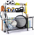 SpaceWise Sports Equipment Organizer – Garage Ball Storage Rack by Unknown